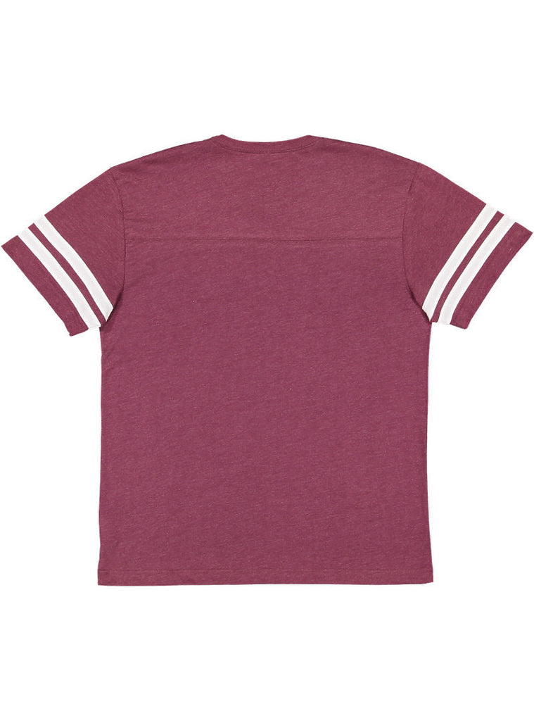 3X-Large Vintage Burgundy/Blended White LAT Apparel 6937 