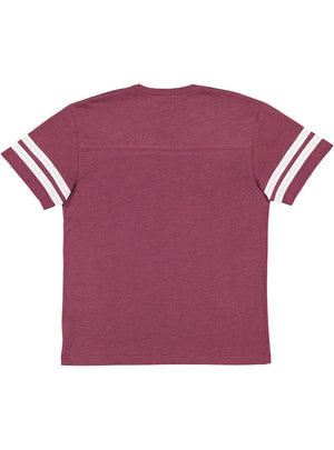 3X-Large Vintage Burgundy/Blended White LAT Apparel 6937 