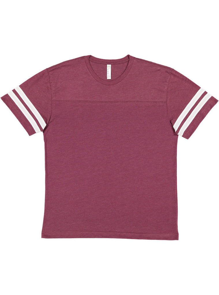 3X-Large Vintage Burgundy/Blended White LAT Apparel 6937 