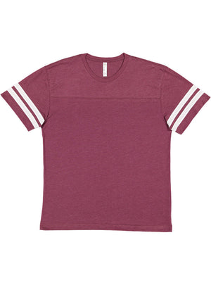 3X-Large Vintage Burgundy/Blended White LAT Apparel 6937 