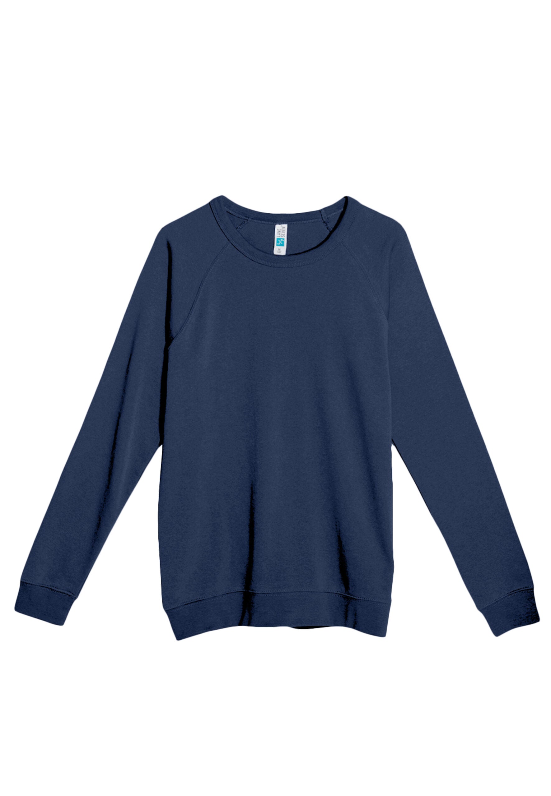 Raglan Crew Neck French Terry Raglan Sweatshirt Lane Seven French