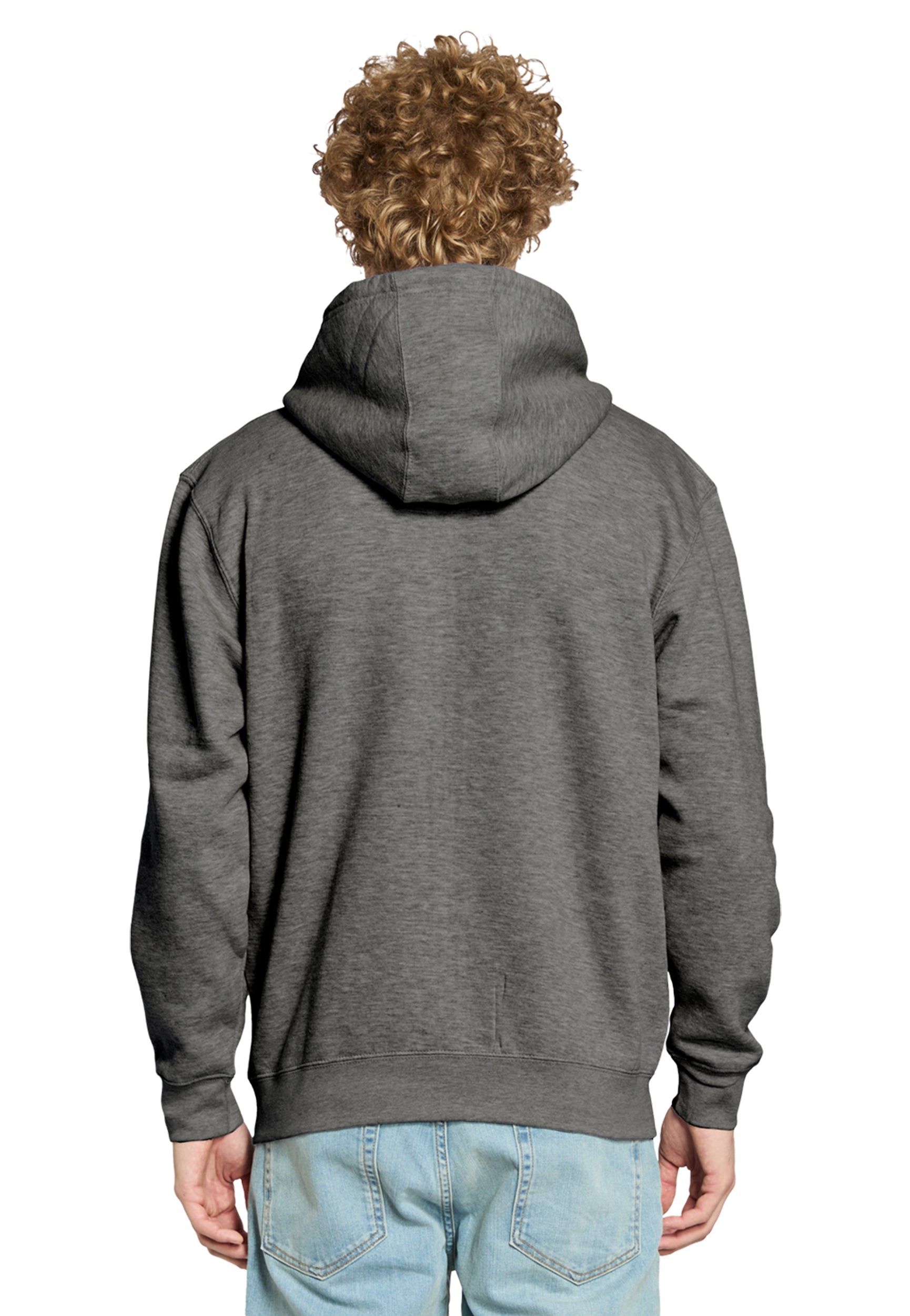 Lane Seven LS14003 Premium Full Zip Hoodie (Heather Charcoal