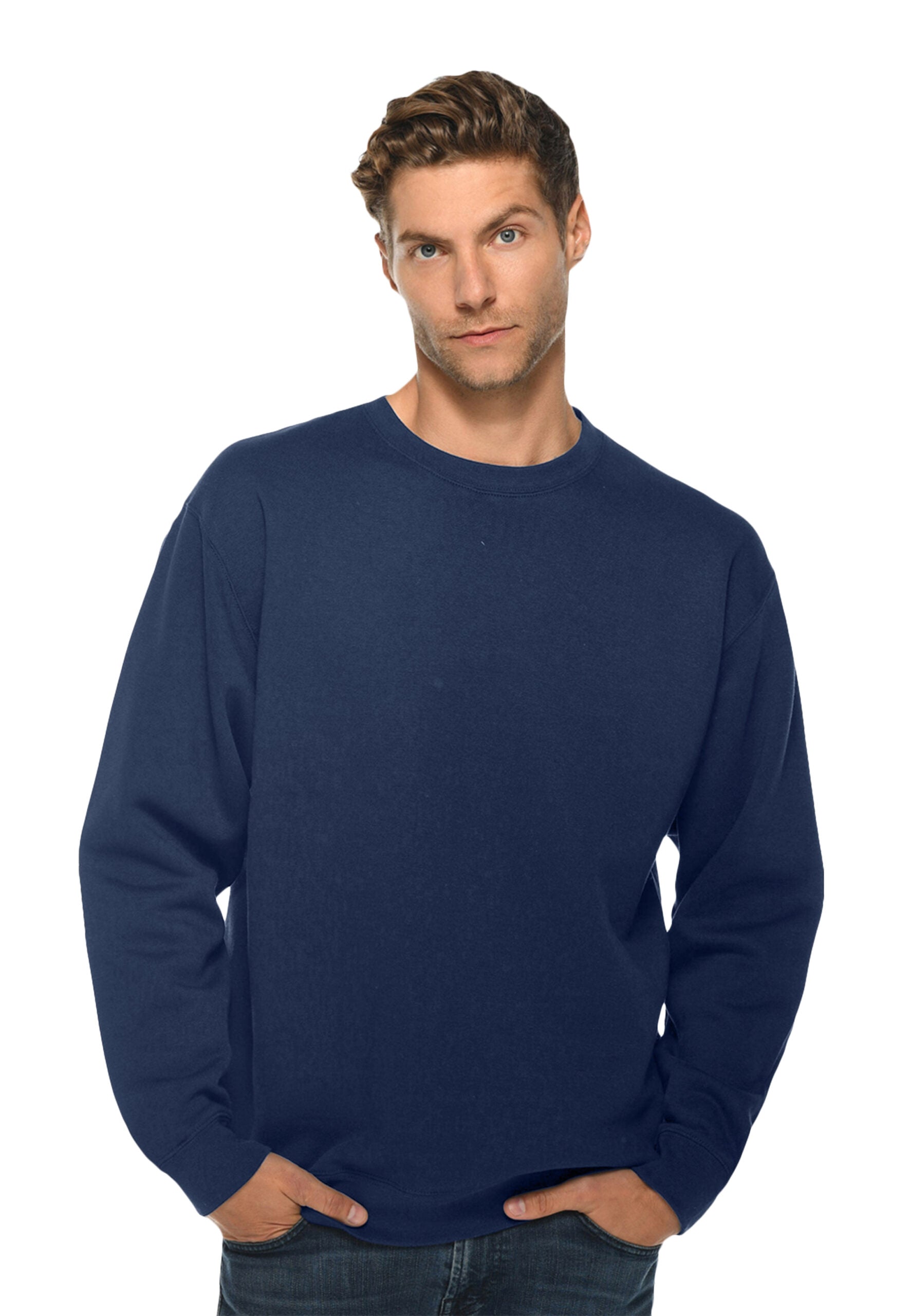 Lane Seven LS14004 Premium Crewneck Sweatshirt (Navy