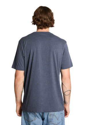 X-Small Navy Heather Lane Seven LS15000CVC 