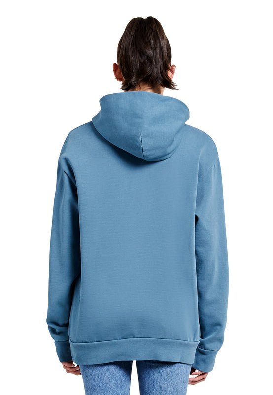 【U LAN】 box printed vintage hoodie Lane Seven LS16001 Urban Pullover Hoodie (Pebble Blue