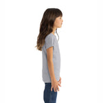 Girls X-Large Heather Gray Next Level 3710