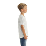Youth X-Large Heather White Next Level Youth Tri-Blend T-Shirt 