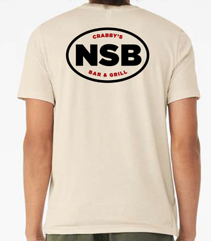 3X-Large Oatmeal Heather Beachside HG Crabby's Bar and Grill NSB LOGO  