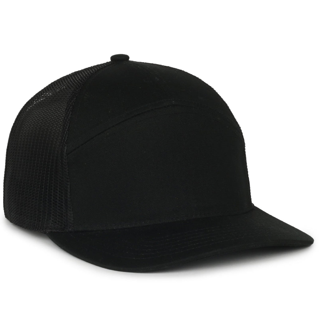 One Size Black/Black Outdoor Cap OC106 