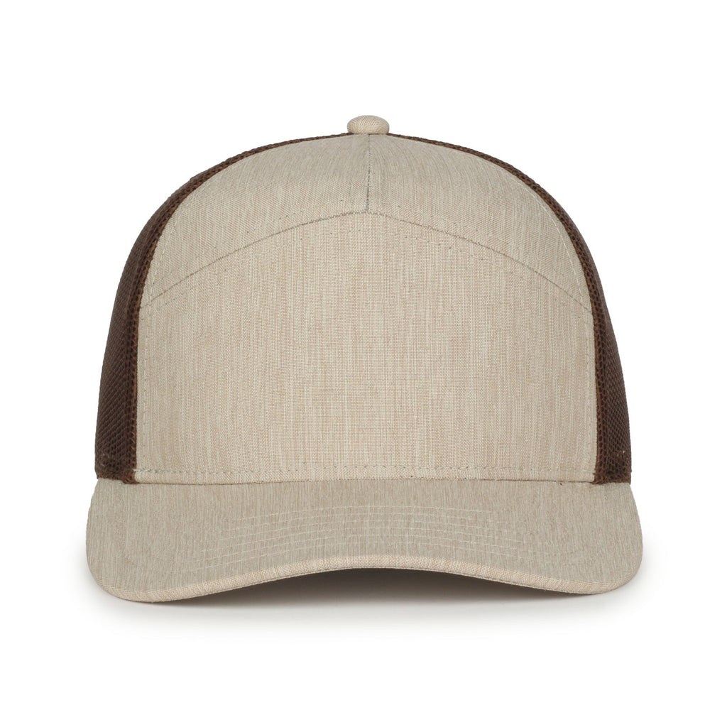 One Size Heathered Stone/Brown Outdoor Cap OC106 