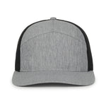 One Size LN Heathered Grey/Black Outdoor Cap OC106