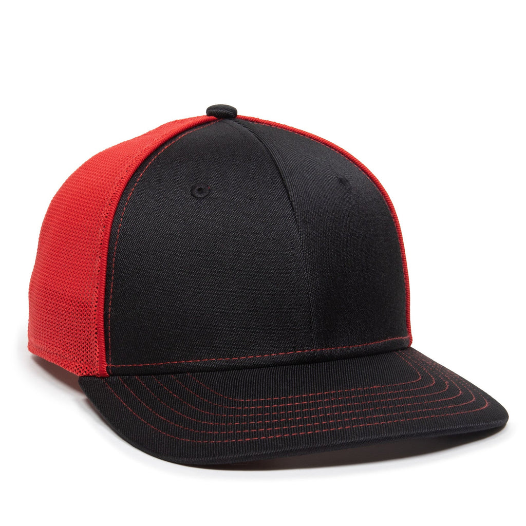 Large/X-Large Black/Red Outdoor Cap OC120M 