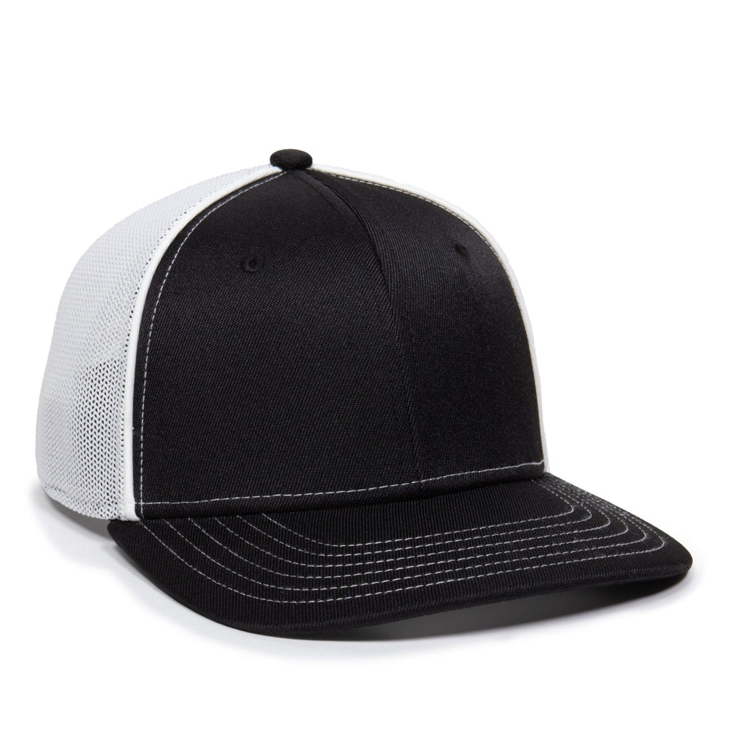 Large/X-Large Black/White Outdoor Cap OC120M 