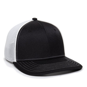 Large/X-Large Black/White Outdoor Cap OC120M 