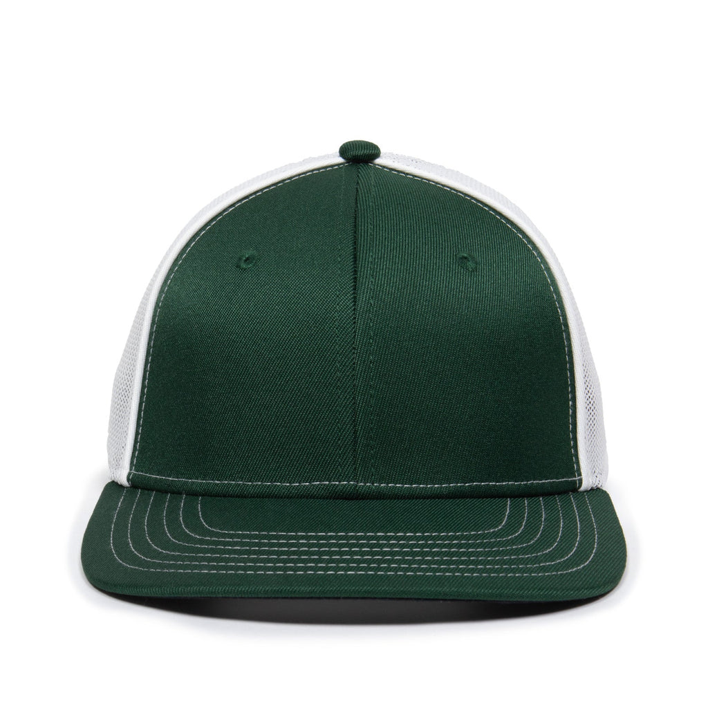 Large/X-Large Dark Green/White Outdoor Cap OC120M 