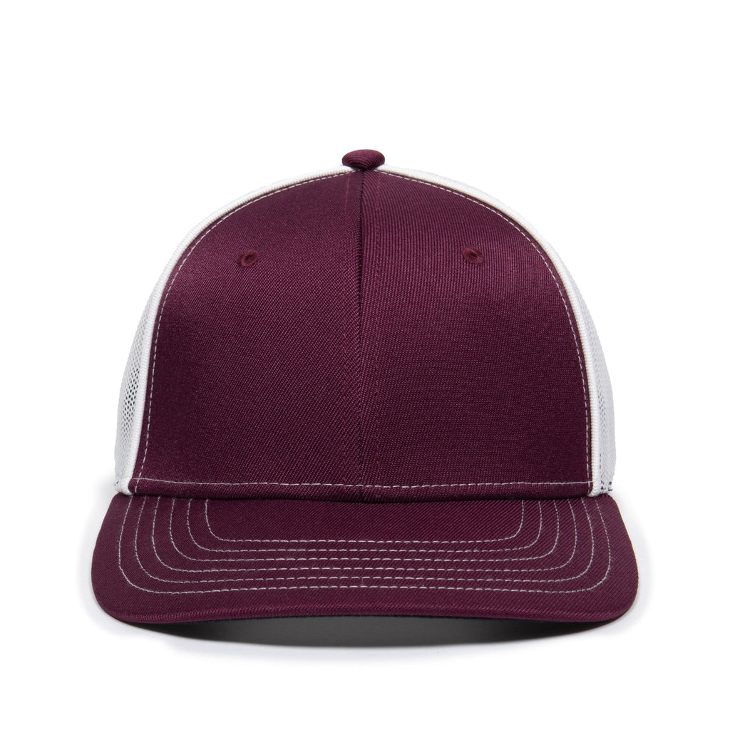 Large/X-Large Maroon/White Outdoor Cap OC120M 