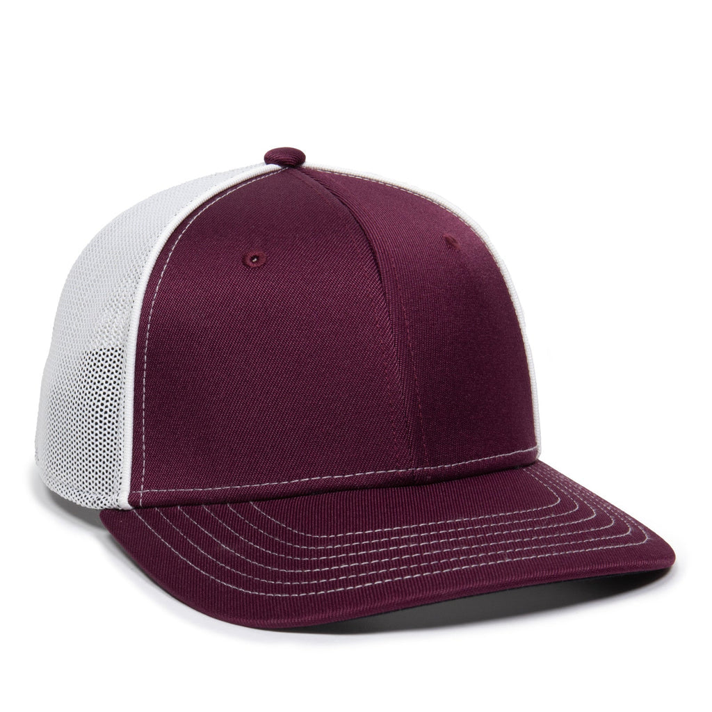 Large/X-Large Maroon/White Outdoor Cap OC120M 