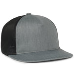 One Size Heathered Grey/Black Outdoor Cap OC510HP 