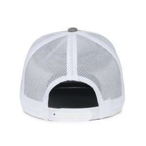 One Size Heathered Grey/White Outdoor Cap OC510HP 