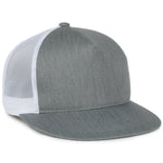 One Size Heathered Grey/White Outdoor Cap OC510HP 