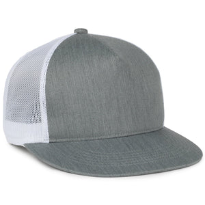 One Size Heathered Grey/White Outdoor Cap OC510HP 