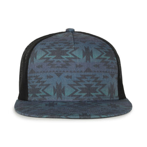One Size Indigo Aztec/Black Outdoor Cap OC510P 