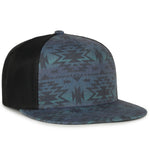 One Size Indigo Aztec/Black Outdoor Cap OC510P