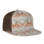 One Size Sand Aztec/Brown Outdoor Cap OC510P 
