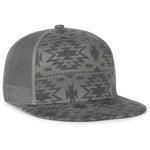 One Size Smokey Aztec/Dark Grey Outdoor Cap OC510P 