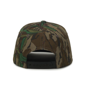 One Size Mossy Oak® Greenleaf®/Black Outdoor Cap OC550CAMO 