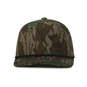 One Size Mossy Oak® Greenleaf®/Black Outdoor Cap OC550CAMO 