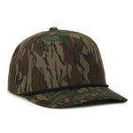 One Size Mossy Oak® Greenleaf®/Black Outdoor Cap OC550CAMO 
