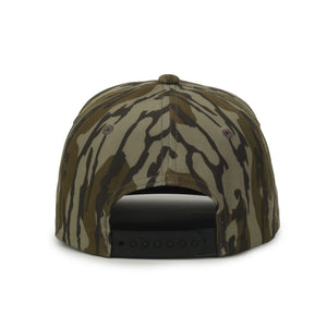 One Size Mossy Oak® Original Bottomland®/Black Outdoor Cap OC550CAMO 