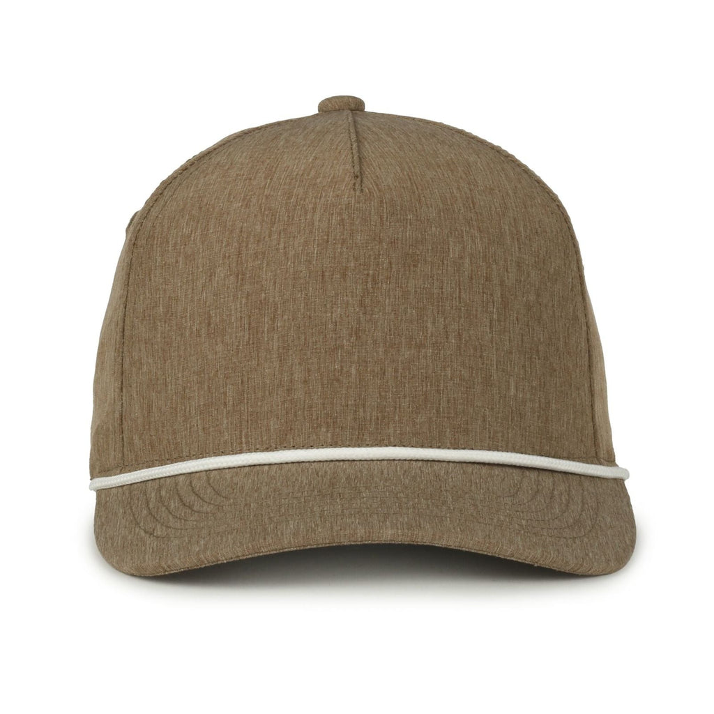One Size Heathered Brown/White Outdoor Cap OC550PF 