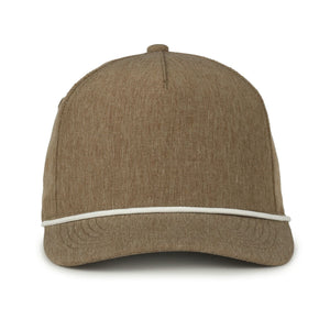 One Size Heathered Brown/White Outdoor Cap OC550PF 