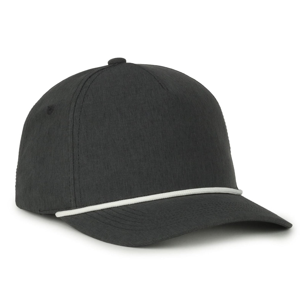 One Size Heathered Charcoal/White Outdoor Cap OC550PF 
