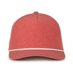 One Size Heathered Red/White Outdoor Cap OC550PF 