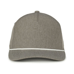 One Size Heathered Smoke/White Outdoor Cap OC550PF 