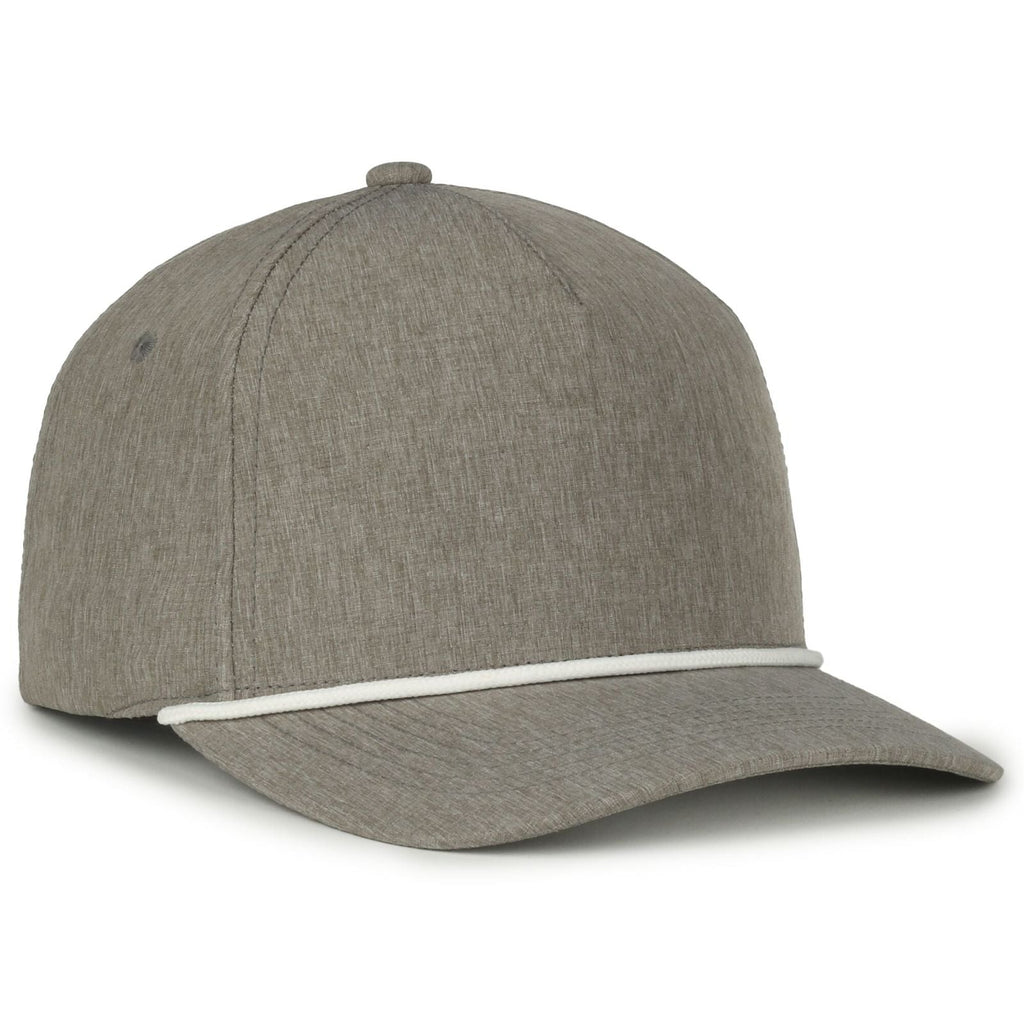 One Size Heathered Smoke/White Outdoor Cap OC550PF 