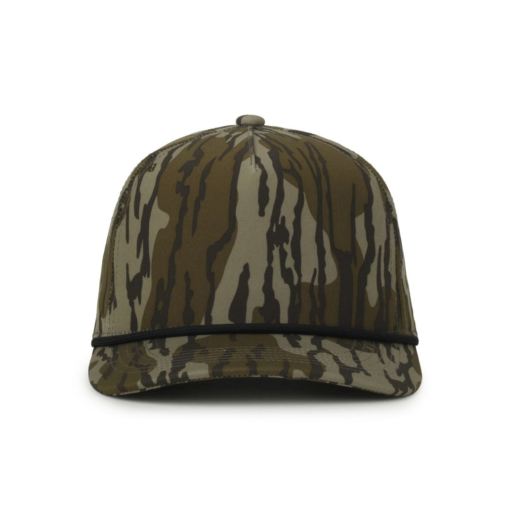 One Size Mossy Oak® Original Bottomland®/Black Outdoor Cap OC551CAMO 