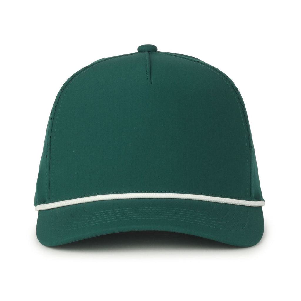 One Size Dark Green/White Outdoor Cap OC551PF 