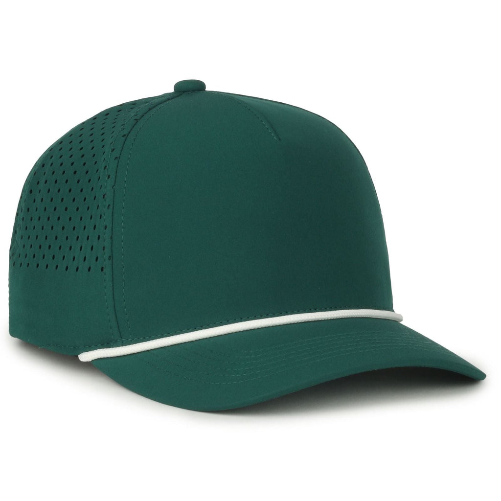 One Size Dark Green/White Outdoor Cap OC551PF 