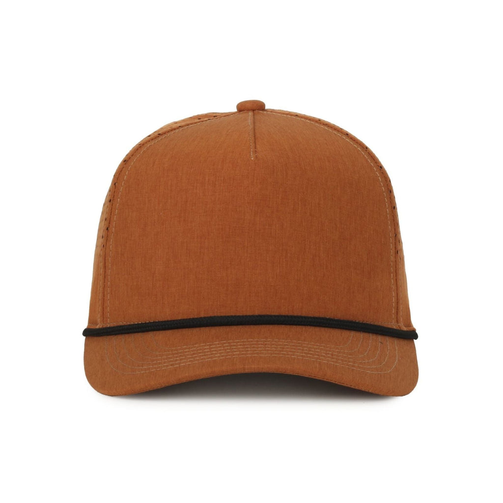 One Size Heathered Canyon/Black Outdoor Cap OC551PF 
