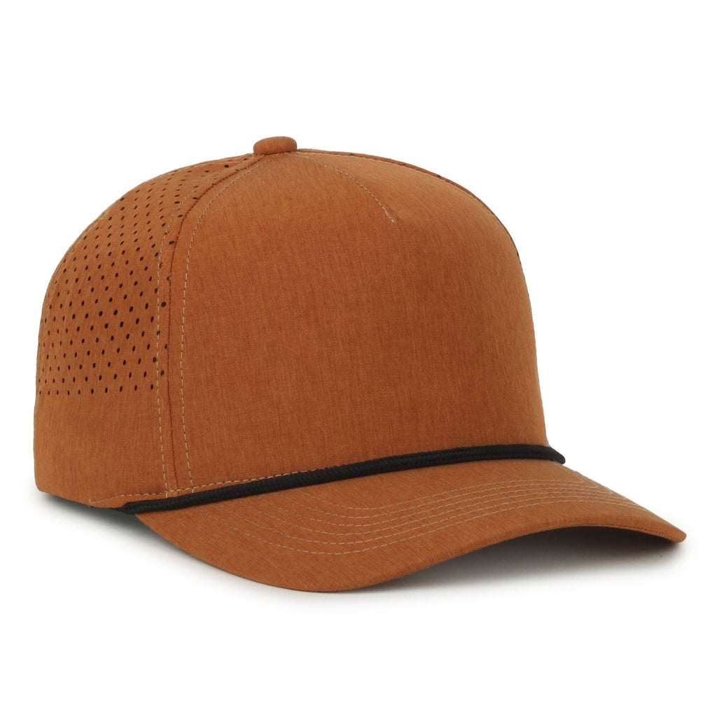 One Size Heathered Canyon/Black Outdoor Cap OC551PF 