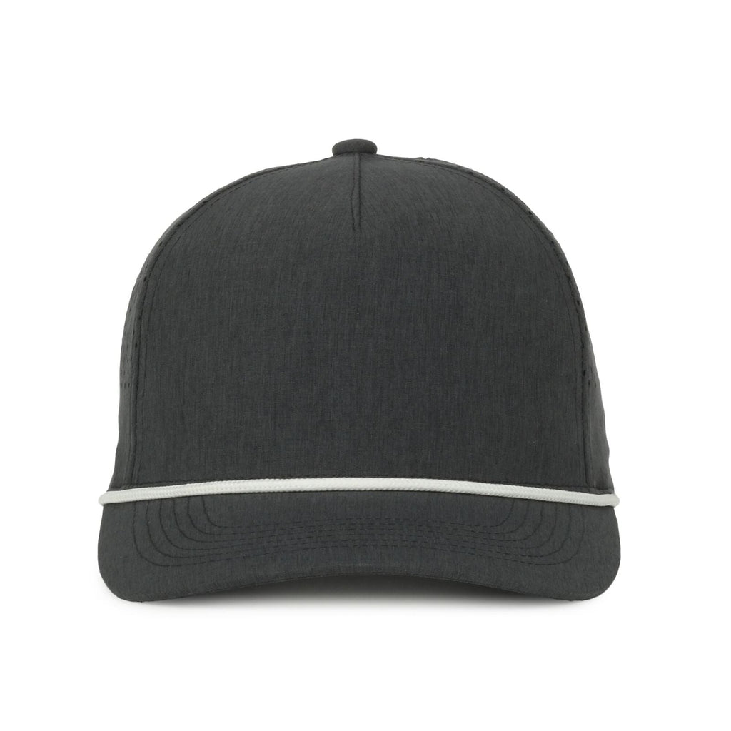 One Size Heathered Charcoal/White Outdoor Cap OC551PF 