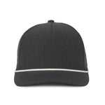 One Size Heathered Charcoal/White Outdoor Cap OC551PF