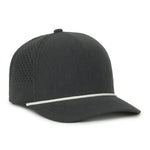 One Size Heathered Charcoal/White Outdoor Cap OC551PF