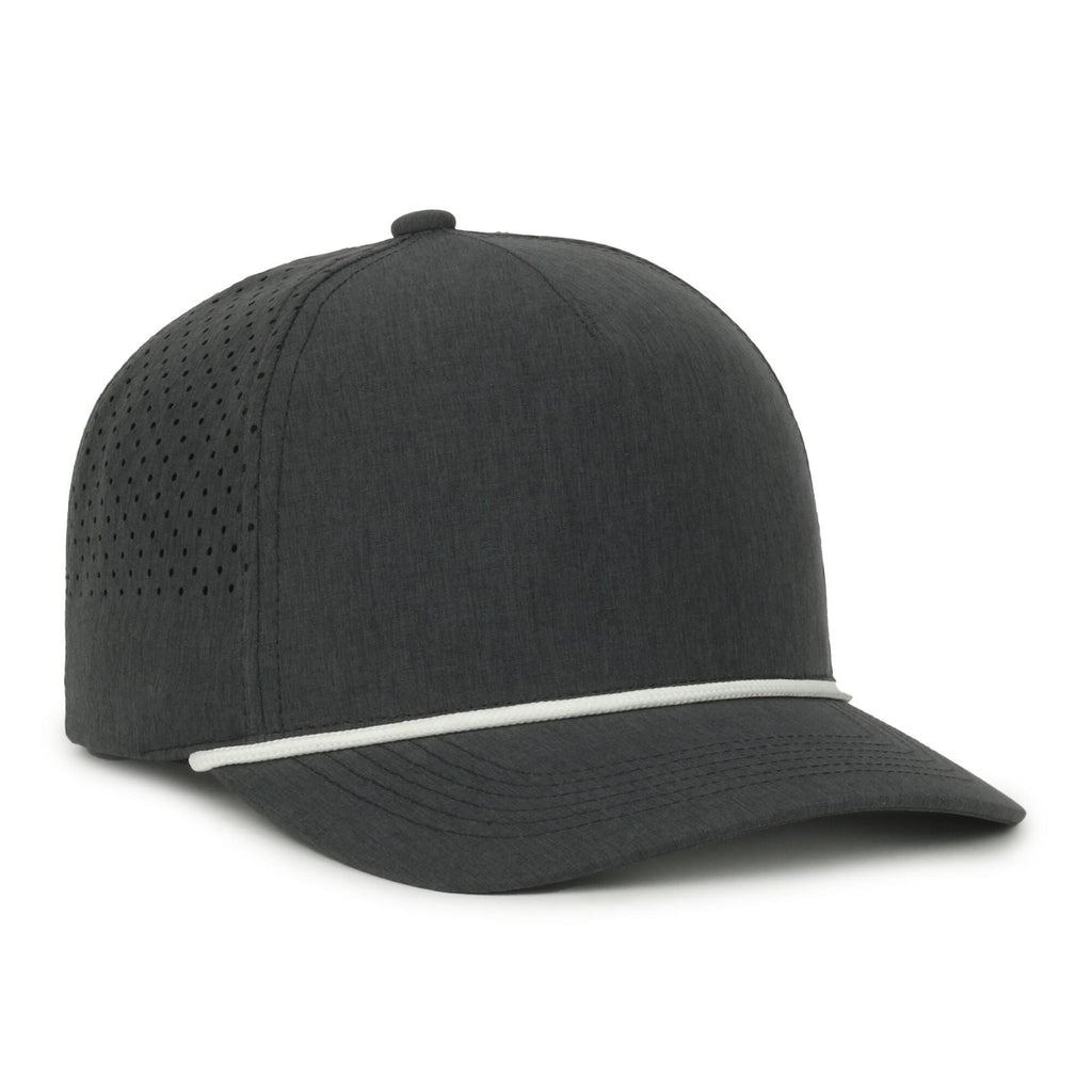 One Size Heathered Charcoal/White Outdoor Cap OC551PF 