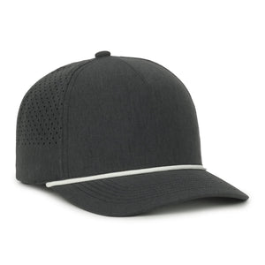One Size Heathered Charcoal/White Outdoor Cap OC551PF 