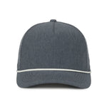 One Size Heathered Slate/White Outdoor Cap OC551PF 